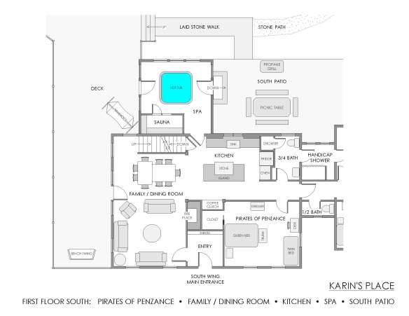 KP 1S PIRATES DINING KITCHEN SPA SOUTH PATIO